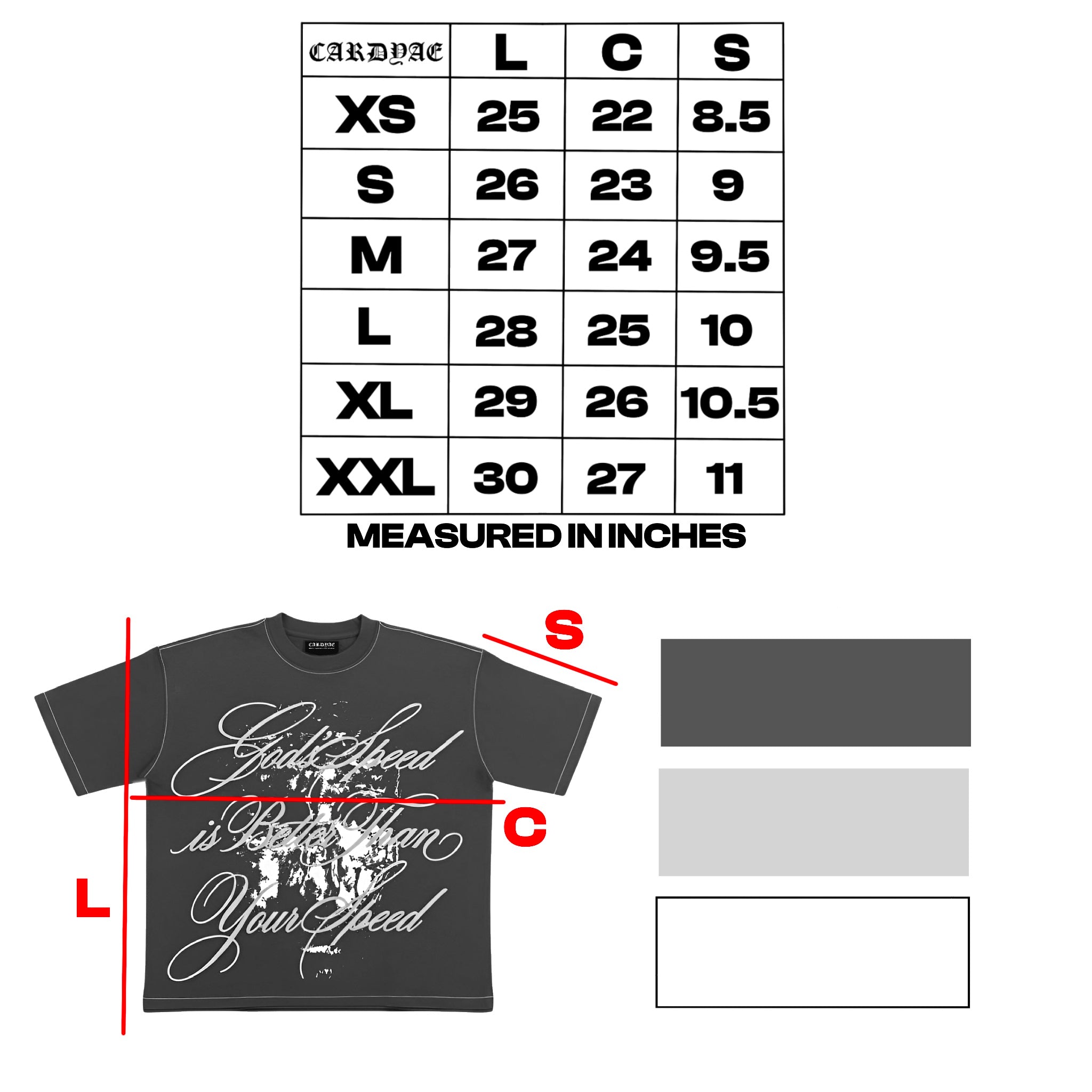 Cardyae “God’s Speed” Tee