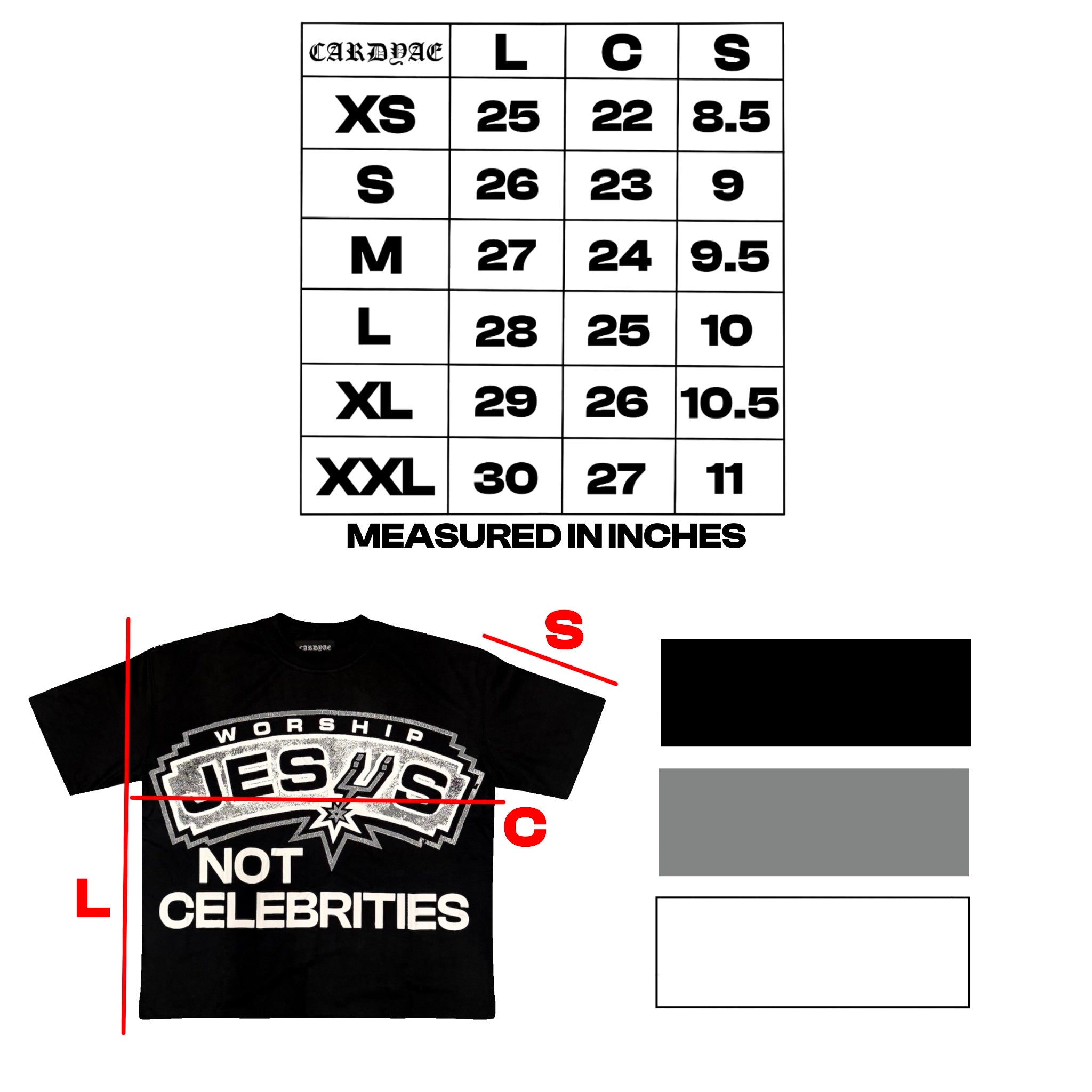Cardyae “Worship Jesus” Tee